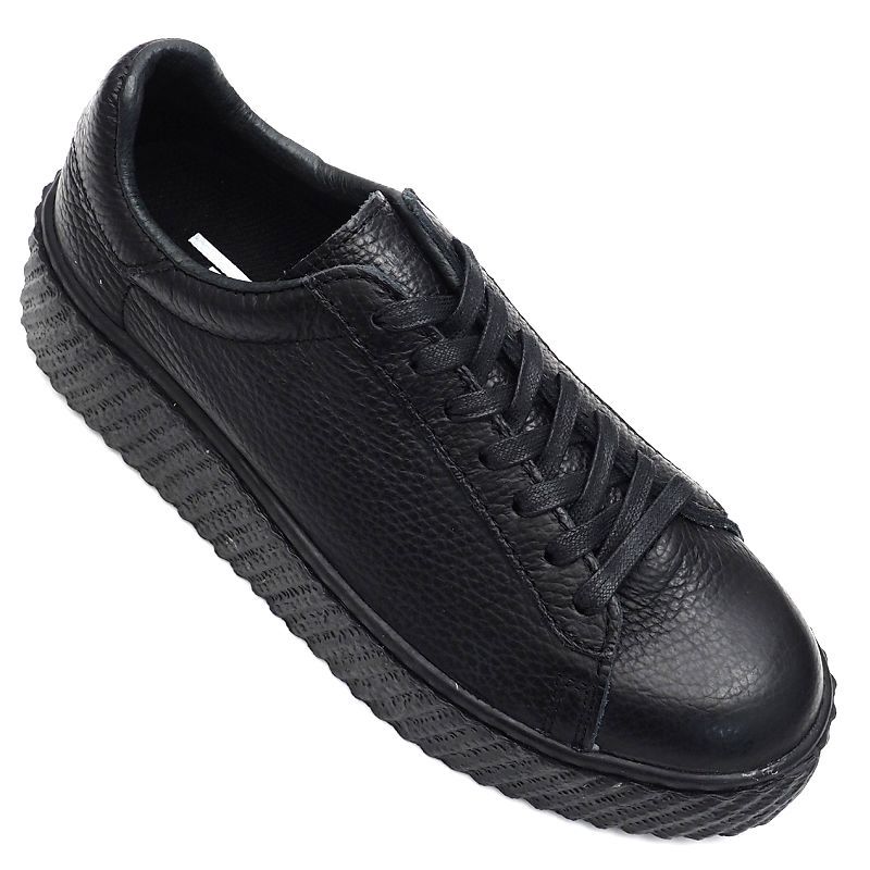 A05164P13 не использовался товар PATRICK/ENDICOTT кожа спортивные туфли [ размер :35(22.5cm)] черный 718021 Patrick женский 
