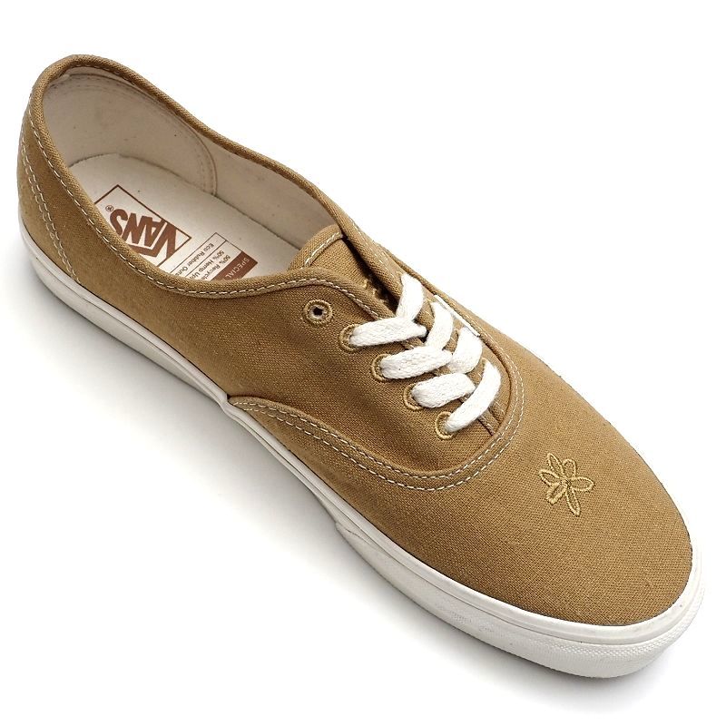 A05168V20 未使用品 VANS/AUTHENTIC ヘンプ混 スニーカー 【サイズ：28cm】 ベージュ PEACE LEAF オーセンティック バンズ_画像5