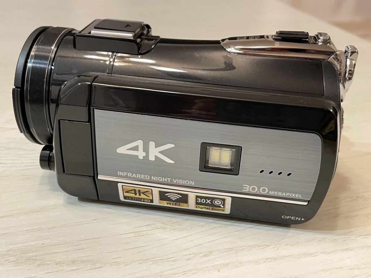 動作確認済み！4Kビデオカメラ DV-AC3-2-BK SONY製ExmorRS CMOSイメージセンサー搭載　ドンキホーテ 付属品あり_画像8