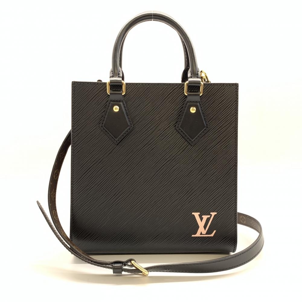 美品 LOUIS VUITTON ルイヴィトン M20958 サックプラ BB エピ レザー 黒 ブラック ノワール トートバッグ 2WAYショルダー 管理RT35944