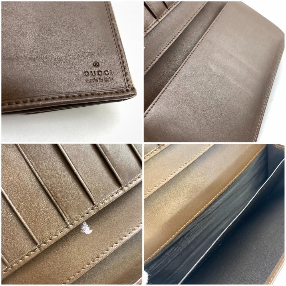 GUCCI グッチ 74210・2888 GGキャンバス Wホック長財布 ベージュ GUCCI グッチ 74210・2888 GGキャンバス Wホック長財布 ベージュ