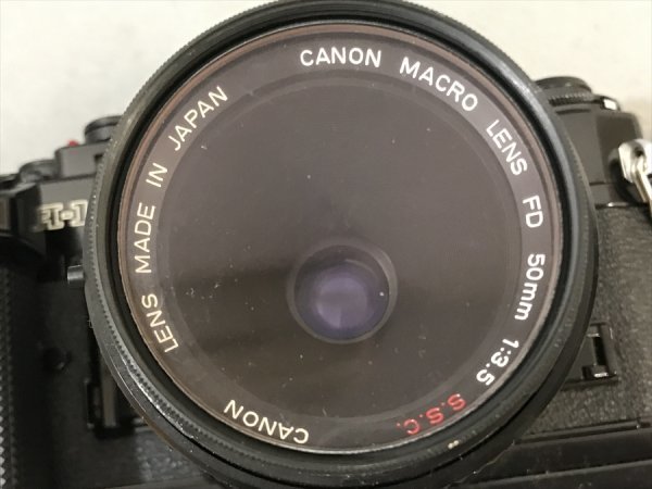 156「中古・ジャンク品　Canon A-1 カメラ（レンズ付き）　詳細不明」_説明欄に他画像あり