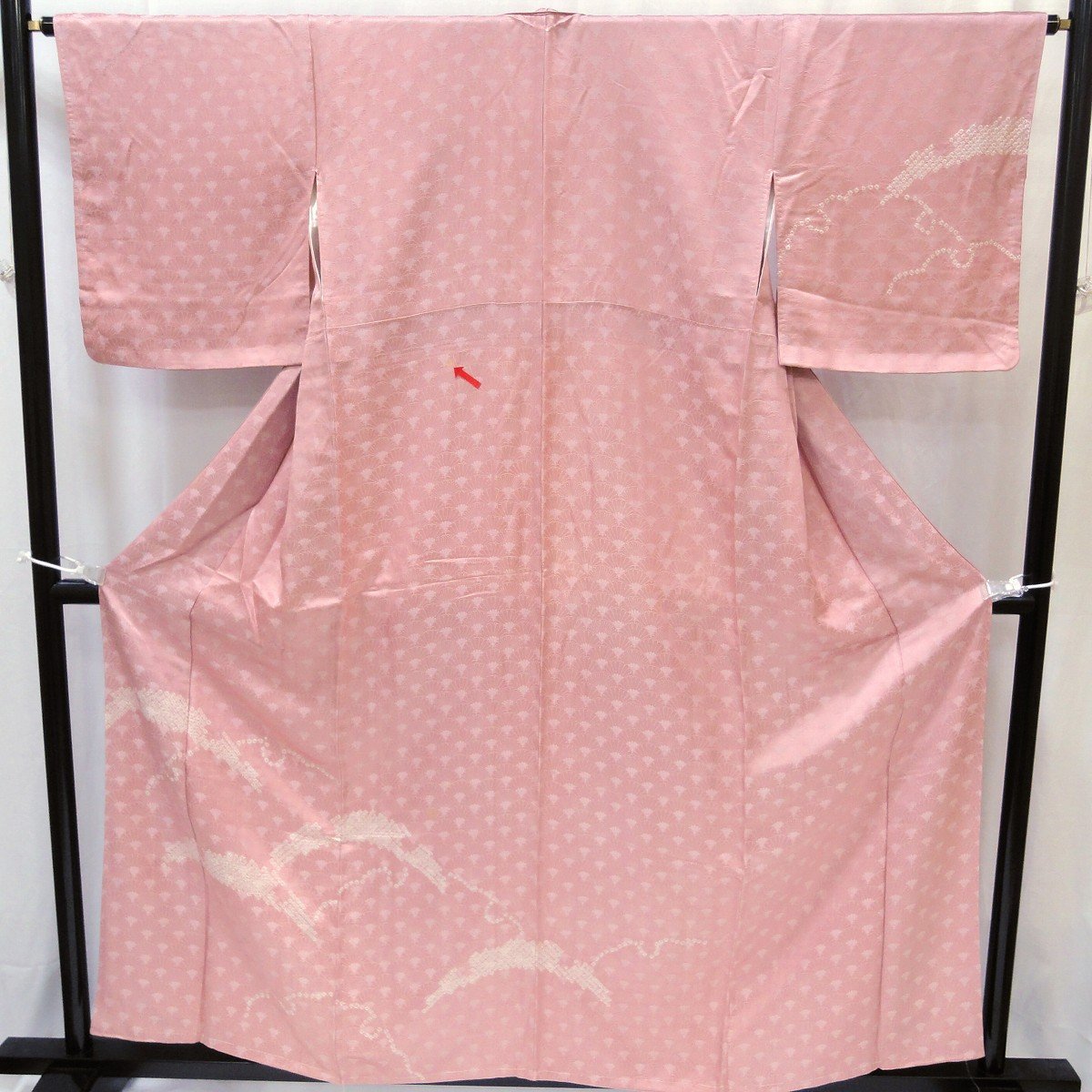着物・訪問着・扇散らし・絞り・正絹・No.200701-0046・梱包サイズ80