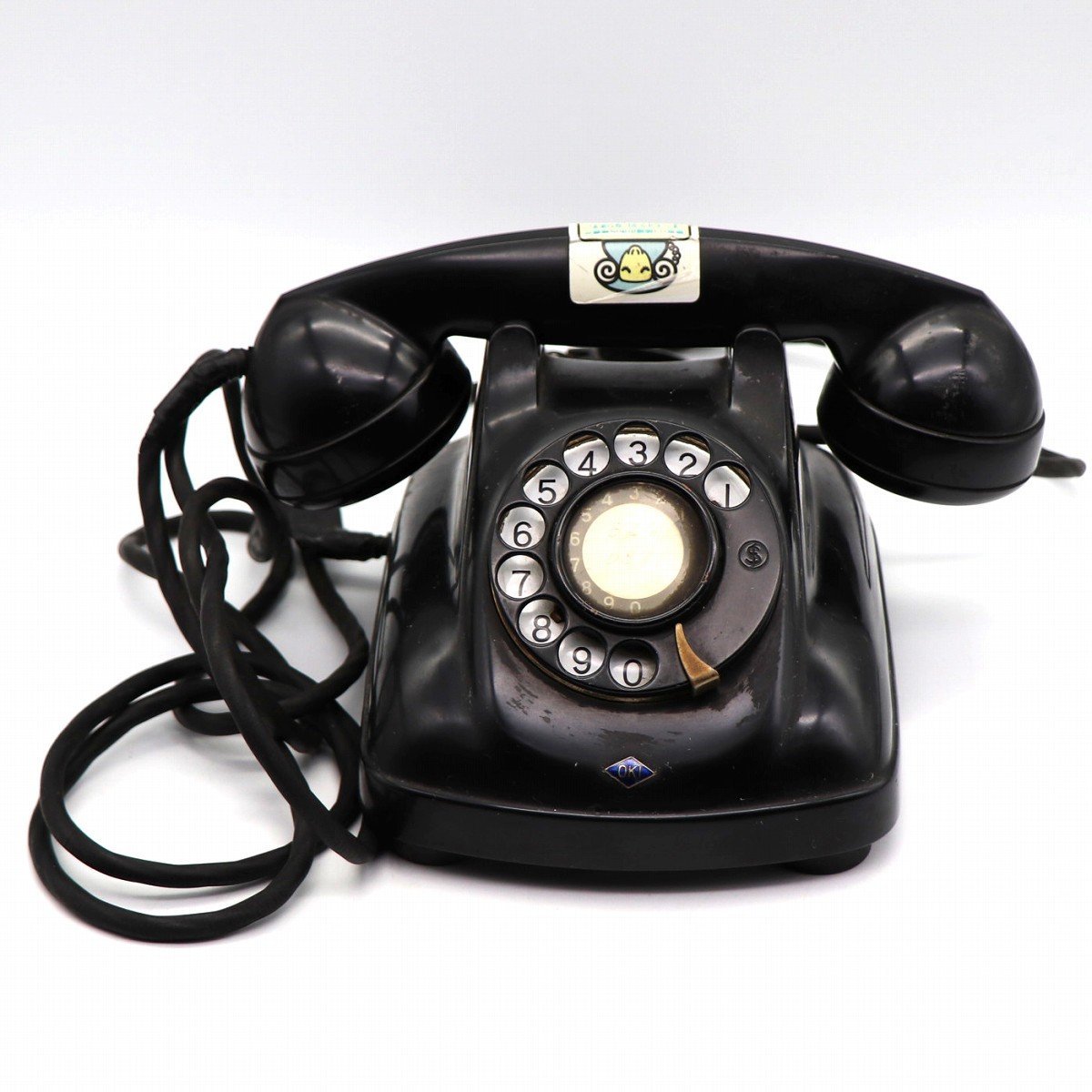  Oki Electric * black telephone *4 number C also electro- type telephone machine * Showa Retro *No.210410-050* packing size 80