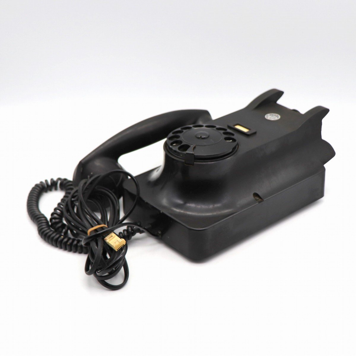  black telephone * ornament * dial type * Showa Retro * interior *No.210912-053* packing size 80