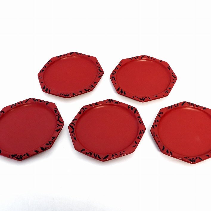 【新発売】 皿5枚セット・No.180624-17・梱包サイズ60 菓子器、喰籠