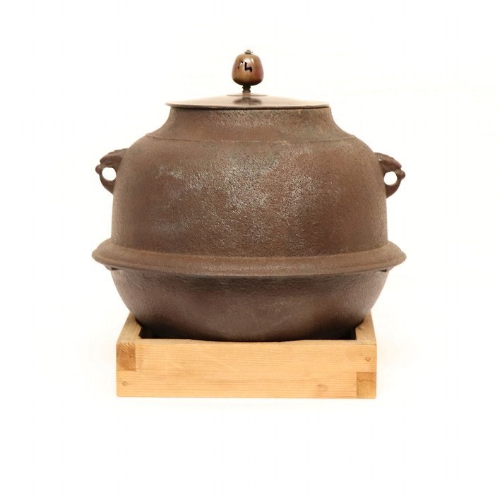 超特価激安 茶道具・茶釜・No.190918-069・梱包サイズ80 釜