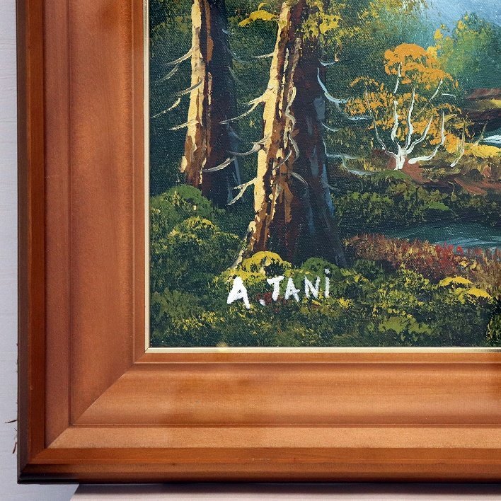 A.TANI・風景画・油絵・油彩画・No.190730-62・梱包サイズ140_画像3