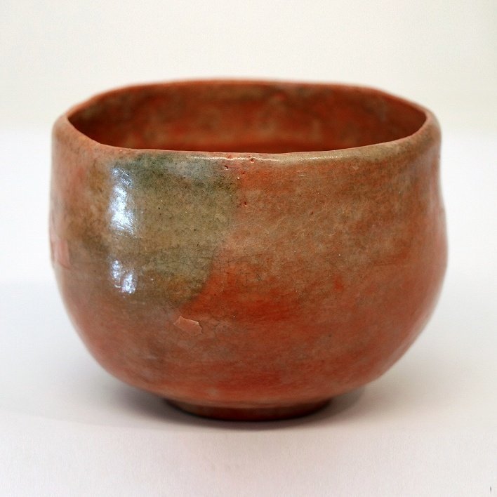 人気特価 作家物・赤楽茶碗・No.190518-084・梱包サイズ60 茶碗