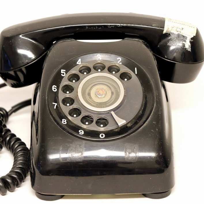 レトロ・黒電話機・No.180630-04・梱包サイズ60_画像2