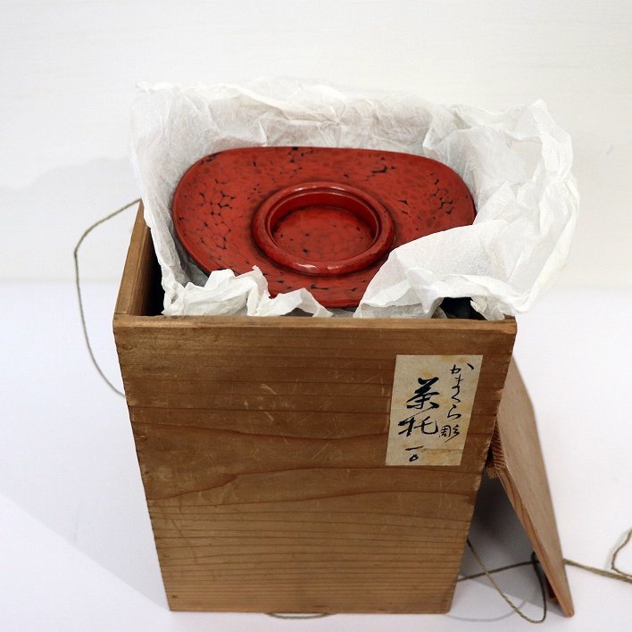 鎌倉彫・茶托・10客セット・No.190518-004・梱包サイズ60_画像6