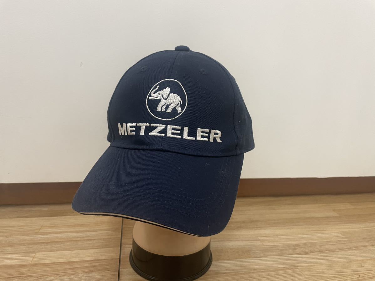 送料無料 METZELER メッツラー 象マーク タイヤメーカー キャップ 帽子の画像1