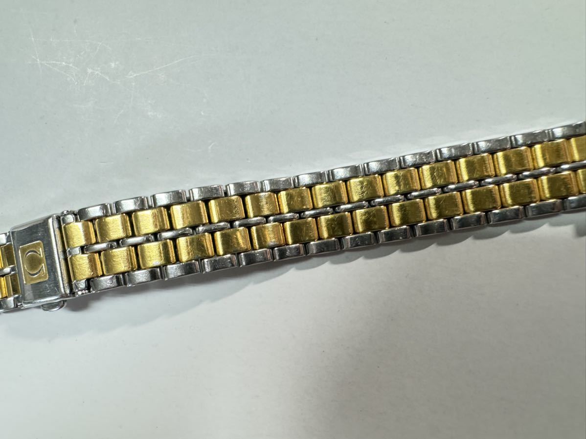 オメガ ステンレスベルト ラグ幅14mm用　OMEGA stainless steel bracelet ゴールドコンビ　149-1_画像5