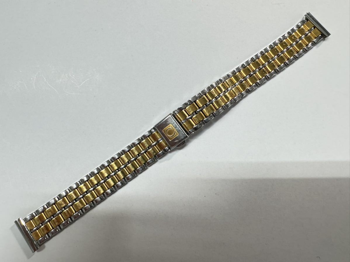 オメガ ステンレスベルト ラグ幅14mm用　OMEGA stainless steel bracelet ゴールドコンビ　149-1_画像4