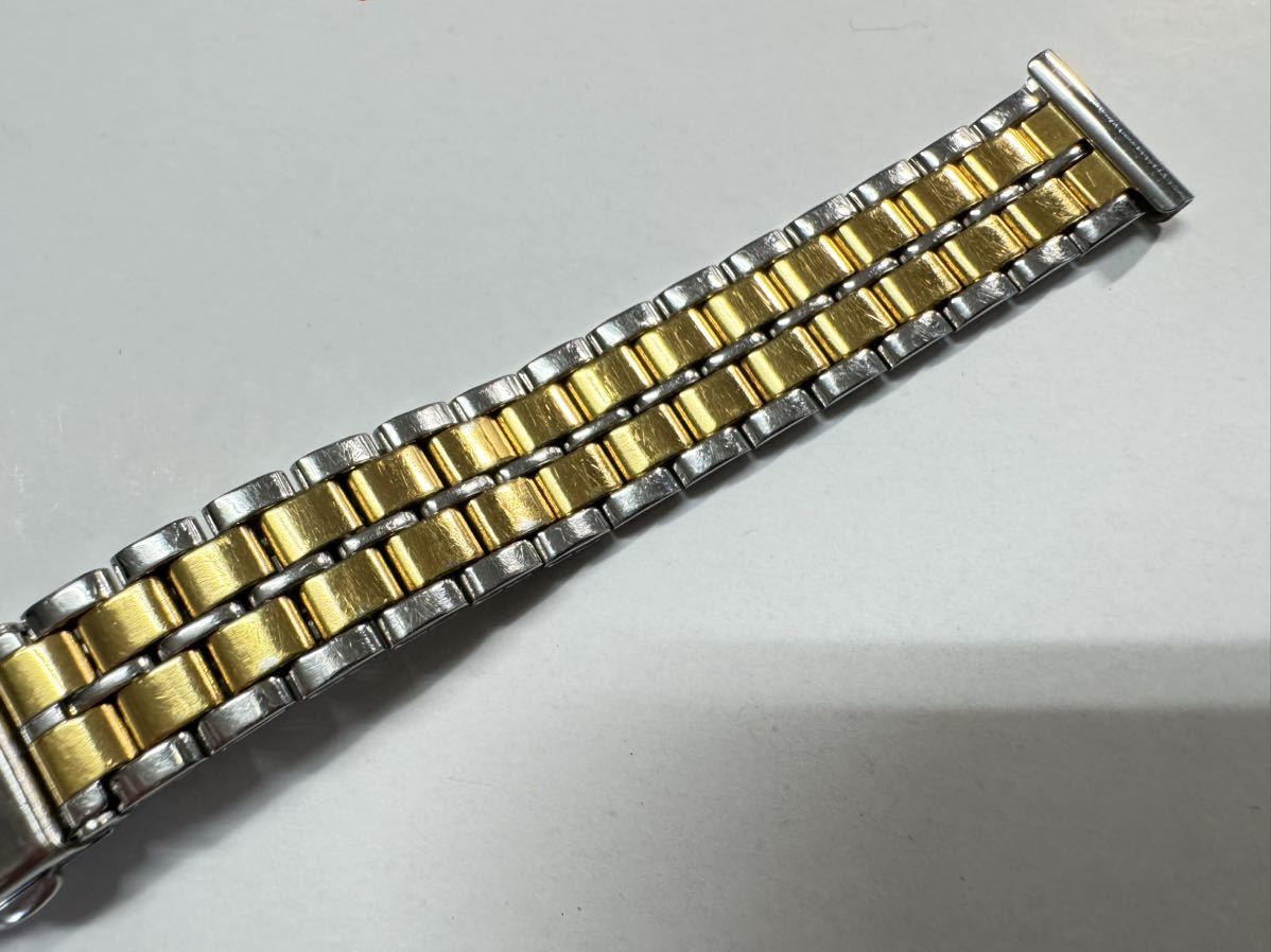 オメガ ステンレスベルト ラグ幅14mm用　OMEGA stainless steel bracelet ゴールドコンビ　149-1_画像3