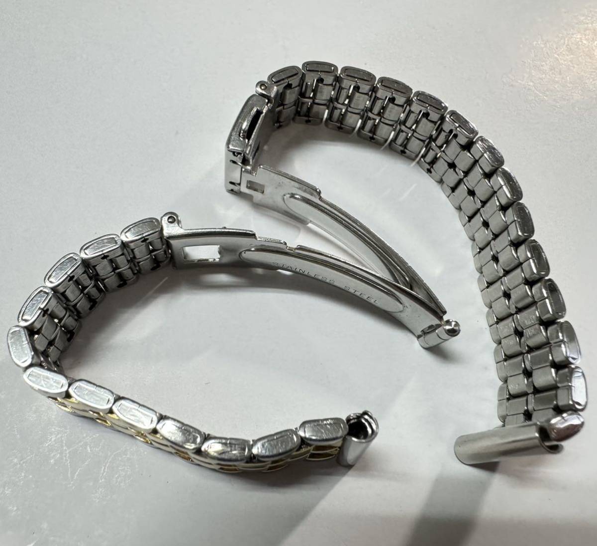 オメガ ステンレスベルト ラグ幅14mm用　OMEGA stainless steel bracelet ゴールドコンビ　149-1_画像10