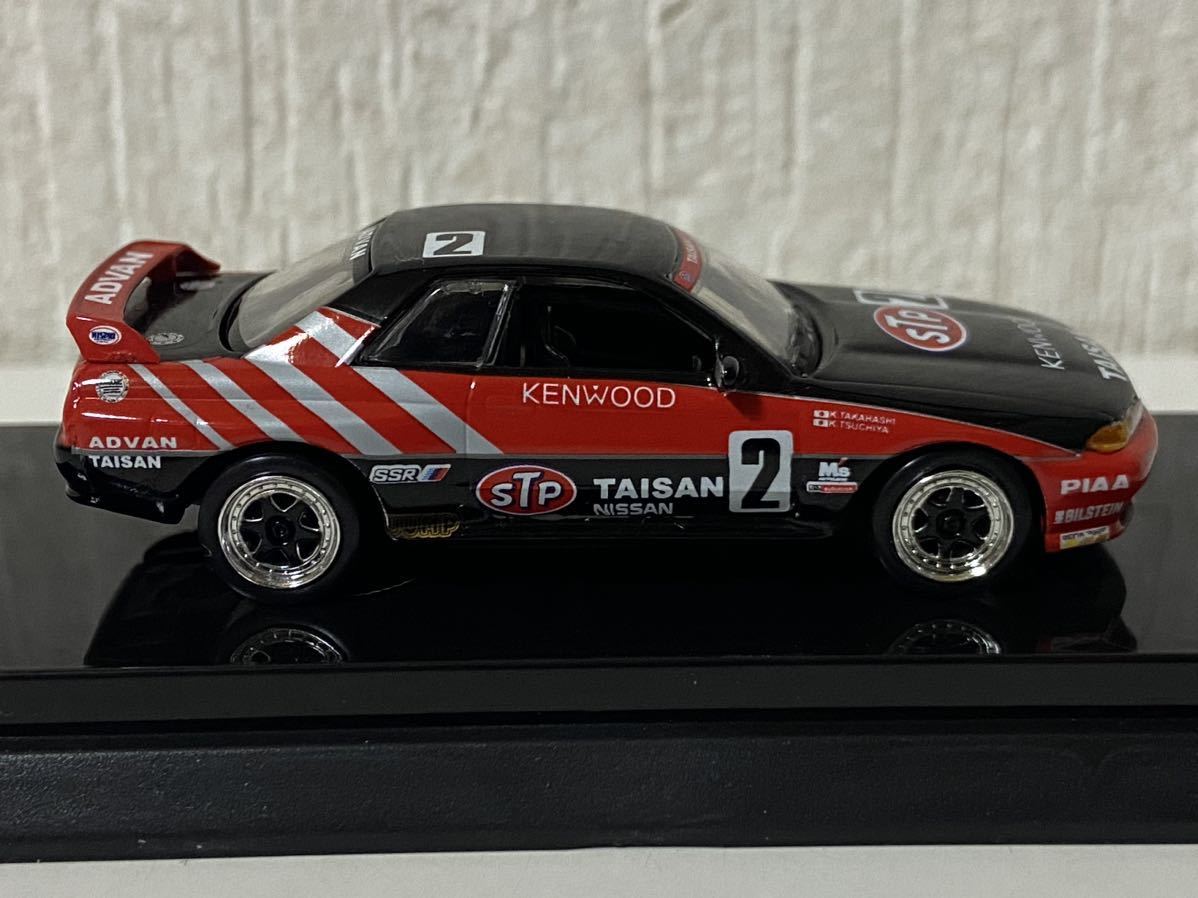 京商 1/64 ビーズコレクション日産 スカイライン BNR32 タイサン STP GT-R 1992 #2 KYOSHO NISSAN SKYLINE TAISAN Beads collection_画像5