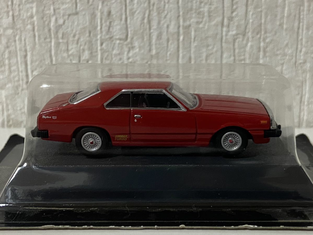  Konami 1/64 Nissan Skyline 2000 turbo GT-E-S HGC211 1980 red KONAMI NISSAN SKYLINE TURBO