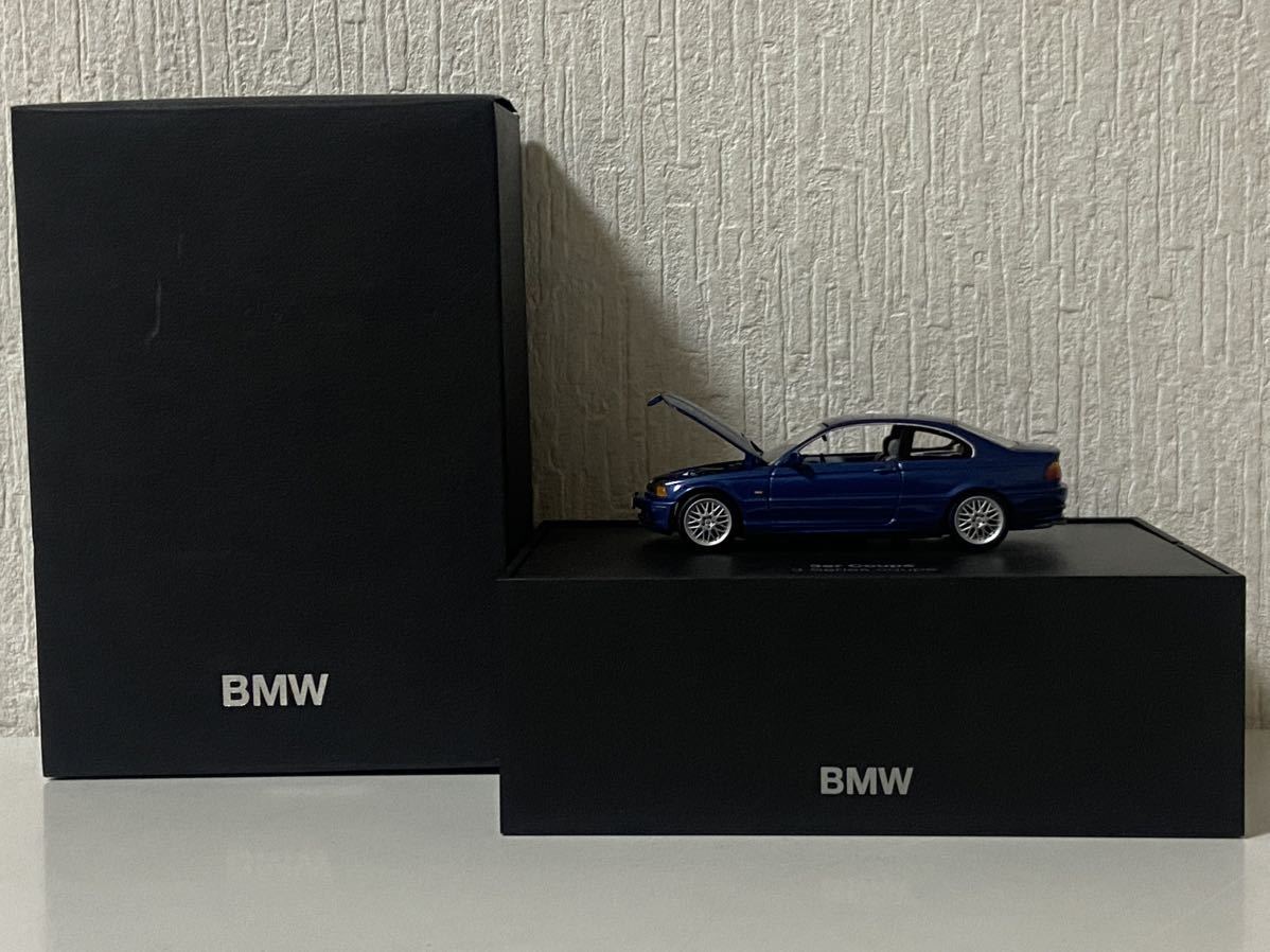 ディーラー特注 1/43 BMW 3シリーズ クーペ 328Ci E46 オリエントブルー 非売品 限定品 カラーサンプル