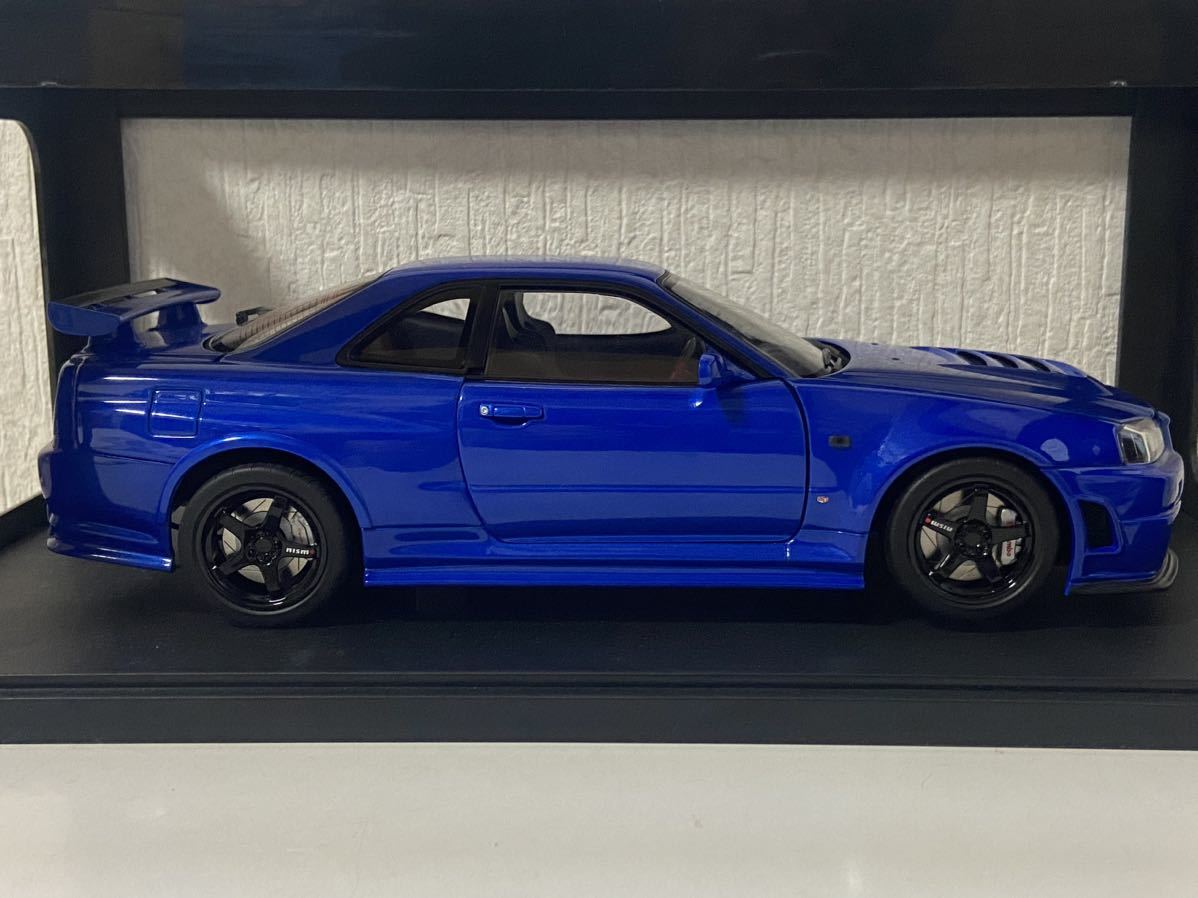 オートアート 1/18 ニスモ R34 GT-R Z-TUNE ベイサイドブルー 日産 スカイライン AUTOart Aa NISMO NISSAN SKYLINE_画像5