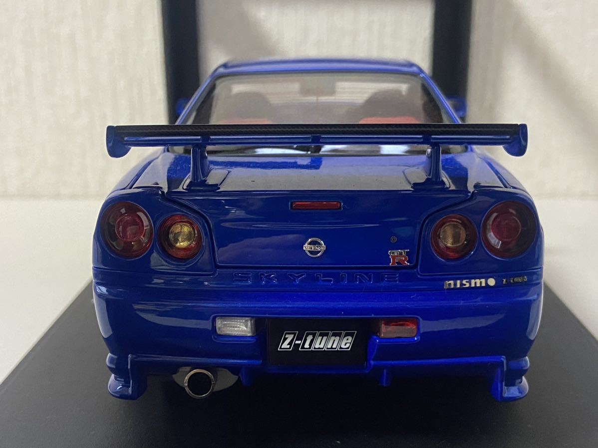 オートアート 1/18 ニスモ R34 GT-R Z-TUNE ベイサイドブルー 日産 スカイライン AUTOart Aa NISMO NISSAN SKYLINE_画像6