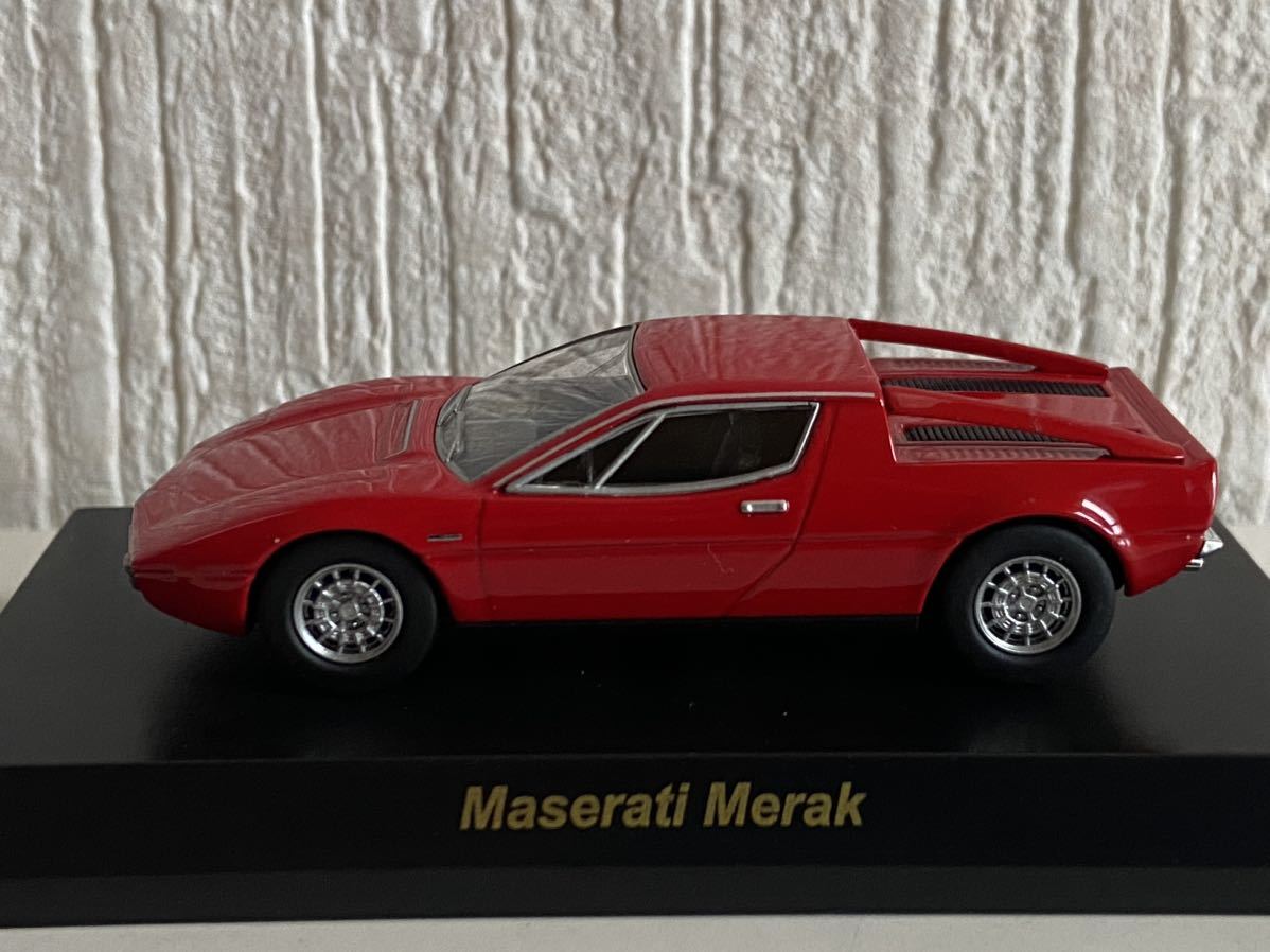 京商 1/64 マセラティ メラク レッド KYOSHO MASERATI MERAK_画像2