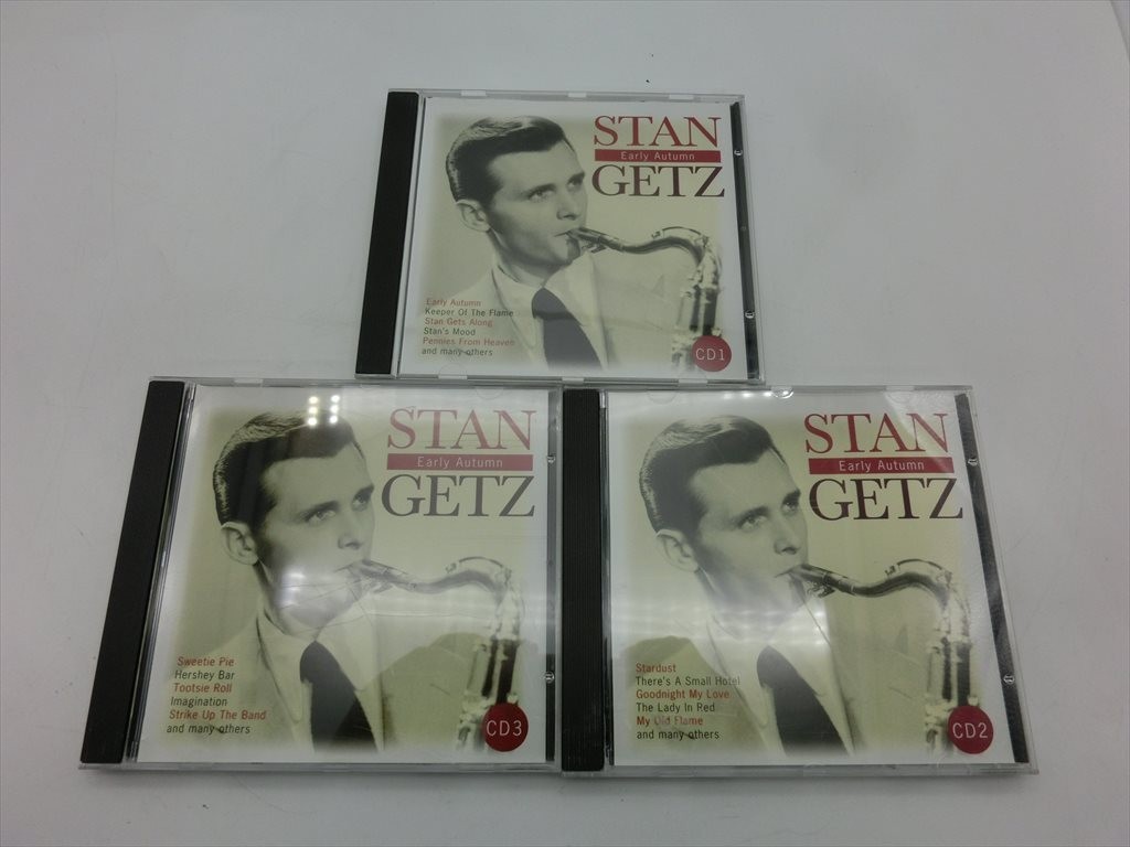 MC【SY04-001】【送料無料】◎Stan Getz スタン・ゲッツ earl autumn アーリー・オータム CD3点セット/ジャズ 輸入盤/※ケース割れ有の画像1