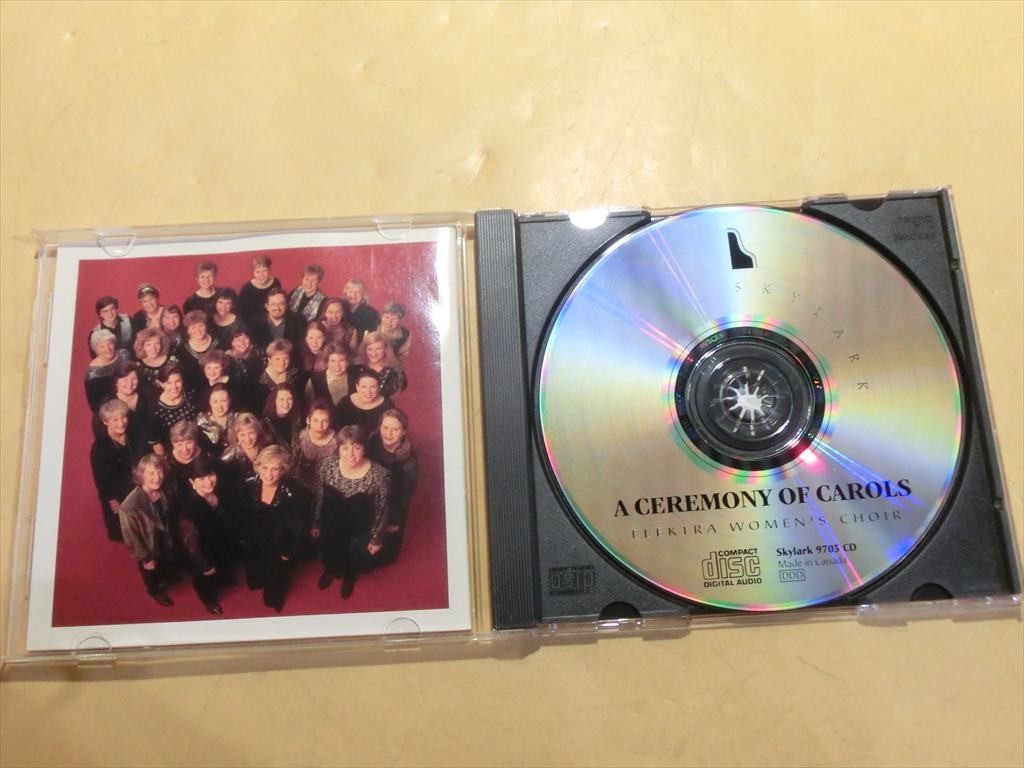 MC【SY01-362】【送料無料】ELEKTRA WOMEN'S CHOIR WITH RITA COSTANZI, HARP/ACEREMONY OF CAROLS/輸入盤CD_画像2