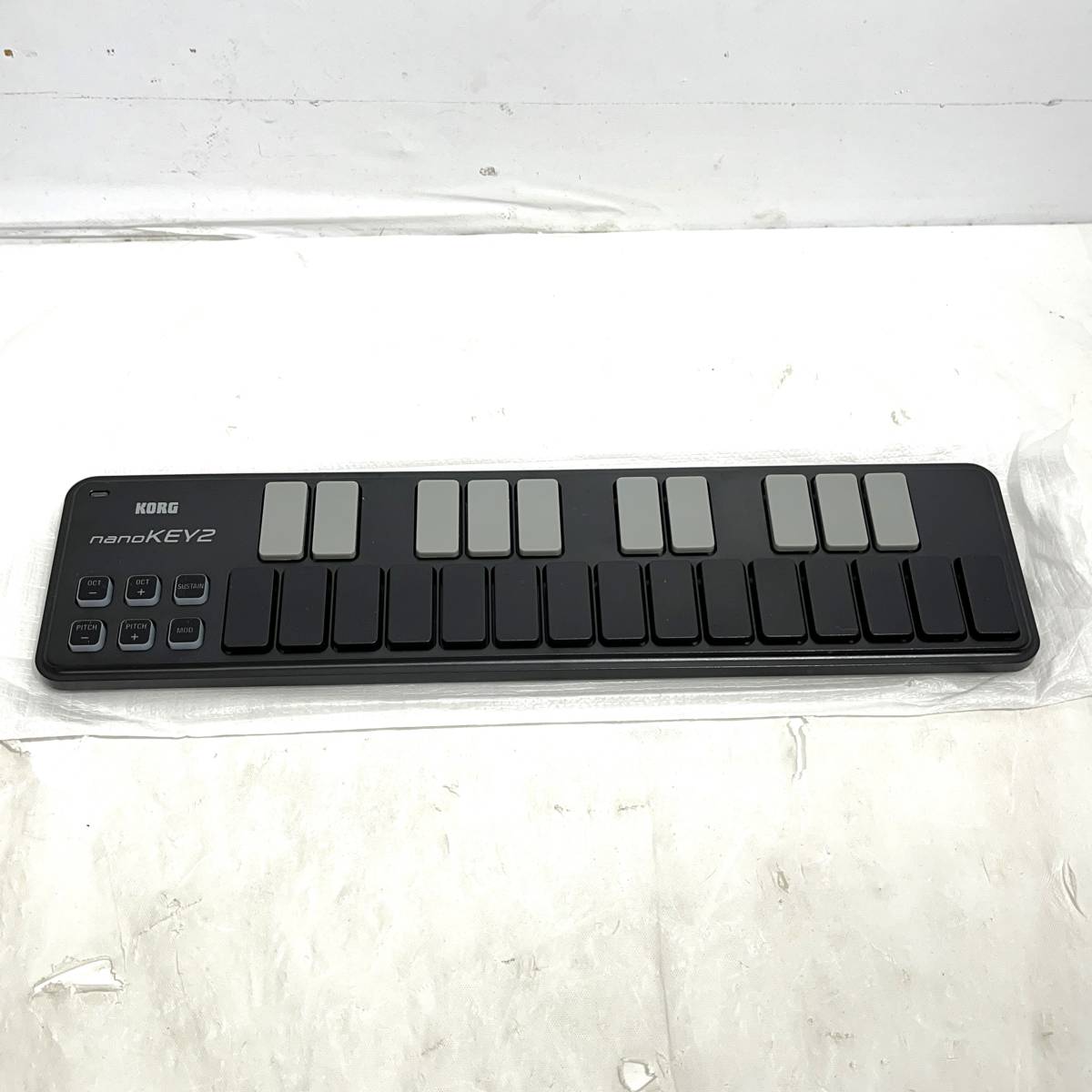 (志木) KORG/コルグ nanoKEY2 Slim-Line USB Keybord キーボード DTM DAW MIDI 楽器 器材 コントローラー PC 作曲 (o)_画像2