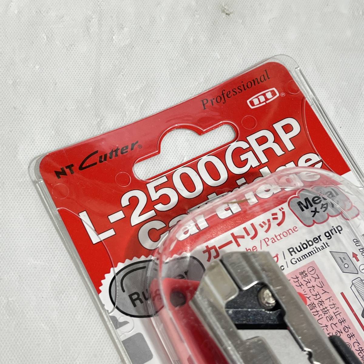 (志木)NTカッター L-2500GRP Cartridge カートリッジ 0.45mm Ltype カッターナイフ 刃 メタルグリップ 工具 DIY エヌティー株式会社 (o)_画像2