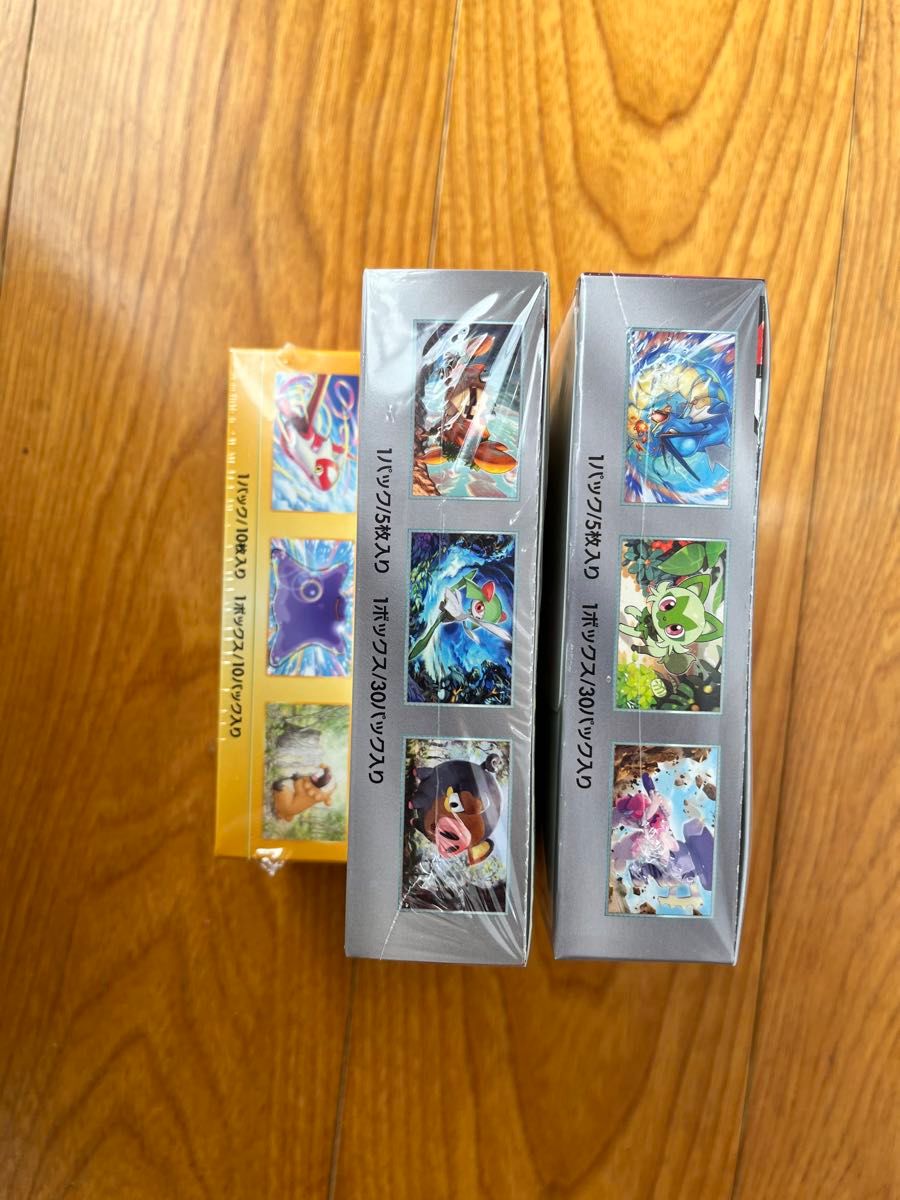  ポケモンカードゲームBOX未開封シュリンク付き3BOXまとめ売り
