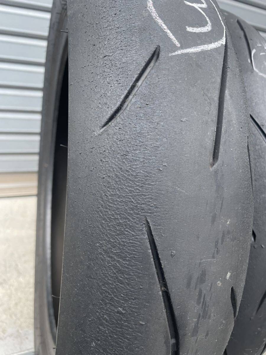 中古　ダンロップ　α13sp 110/70R17 140/70R17 CBR250R mc41 タイヤ　前後セット　③_画像3