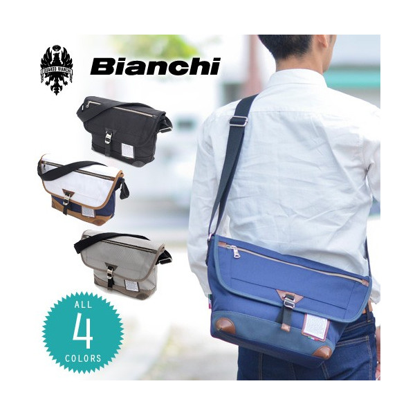 【新品・超特価】ビアンキ Bianchi バッグ ショルダーバッグ BYUY-02 グレー_画像2