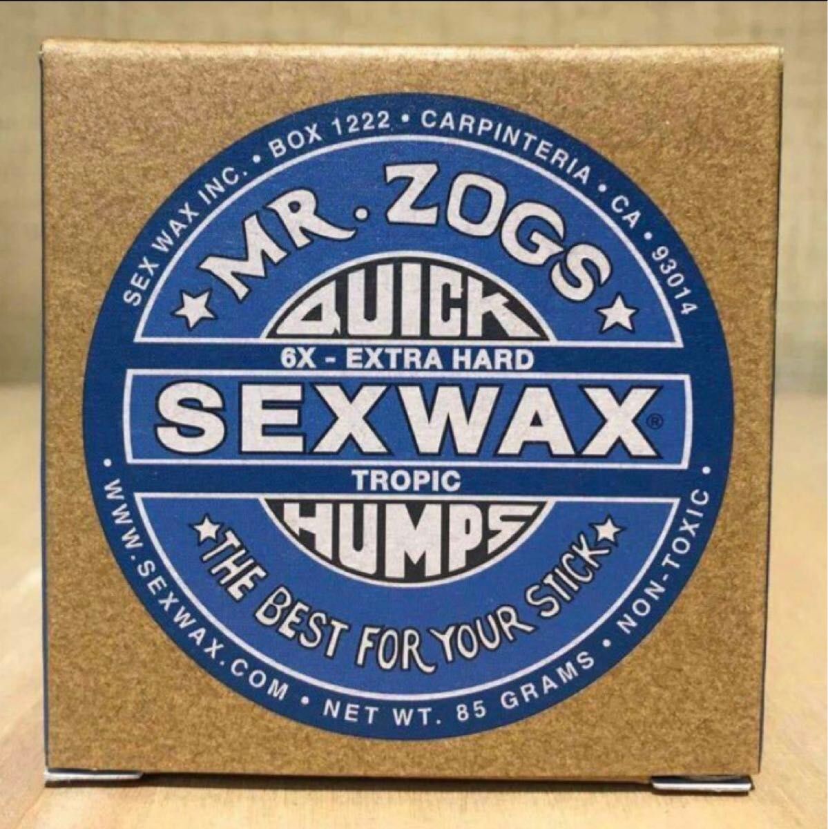 セックスワックスクイックハンプス＊真夏用 6X ブルーラベル1個　 SEXWAX