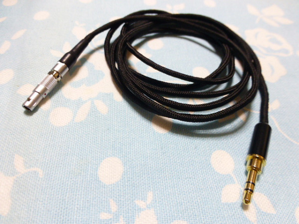 AKG K812 K872 用ケーブル ViaBlue EPC-4 芯線抜き出し 180cm 長め 3.5mm3極 ステレオミニ トープラ販売 ( 6.3mm 標準プラグ 対応可能)