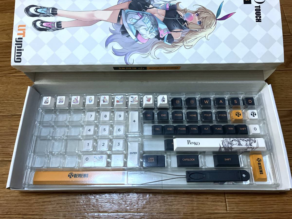 Ducky One 3 TKL Daybreak 80% Hot-Swap RGB メカニカルキーボード Mechkeys x Z Review Rinko Touch PBT キーキャップ_画像8