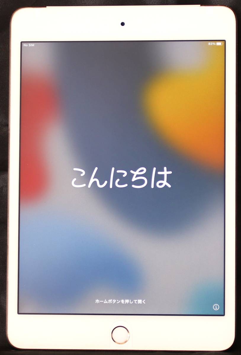 Apple (アップル) iPad mini 4 16GB ゴールド au MK712J／A1550 初期化済_画像1