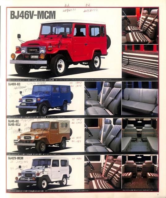 ★トヨタ ランドクルーザー 40系 60系 カタログ 1982年 11月★0402 ランクル BJ42 BJ46 FJ61 BJ61 BJ FJ 昭和 57年 オプション 旧車 レトロ_画像5