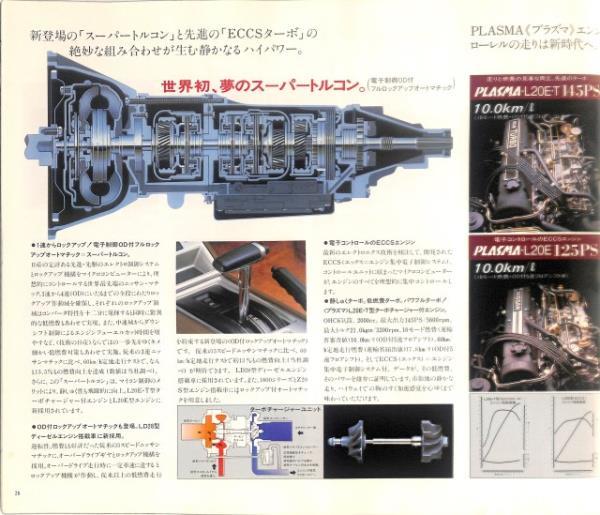 ★日産 C31系 後期 ローレル カタログ 昭和 58年 11月★0436 1983 4代目 セダン ハードトップ メダリスト ニッサン 当時物 レトロ ホイール_画像4