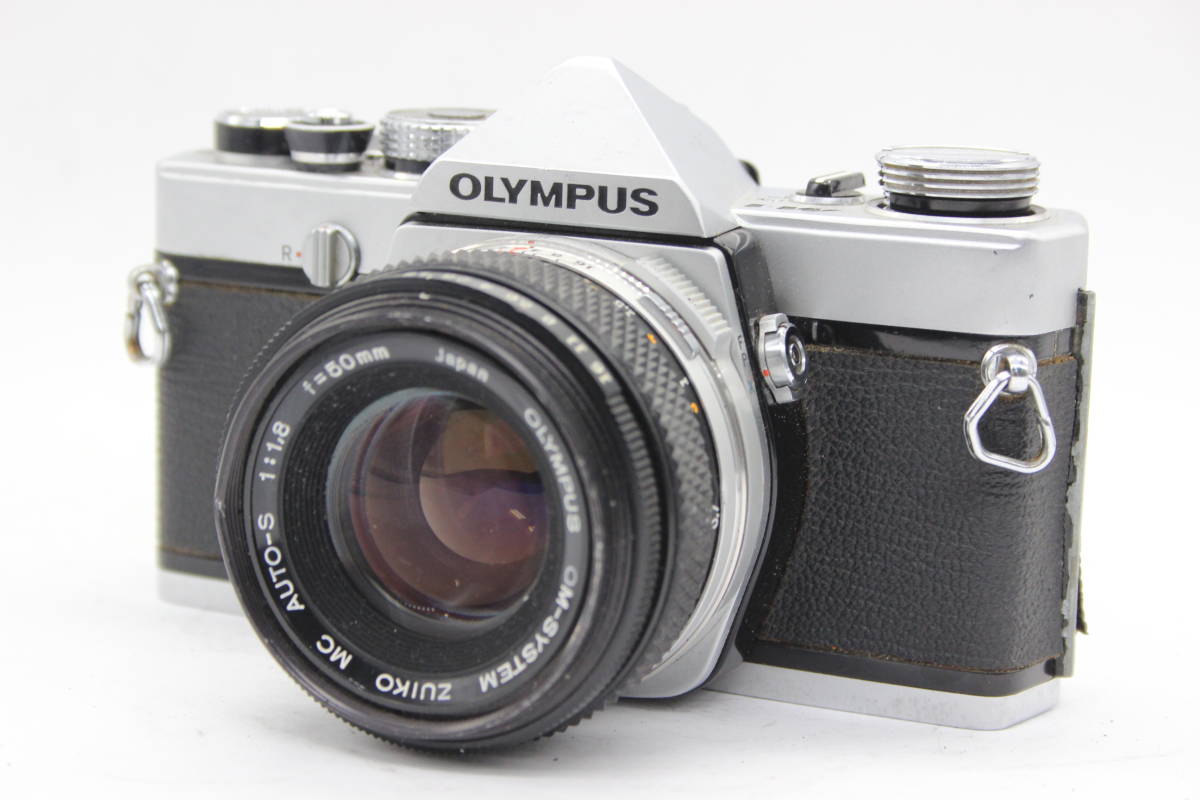 【返品保証】 オリンパス Olympus M-1 OM-SYSTEM ZUIKO MC AUTO-S 50mm F1.8 ボディレンズセット s5629
