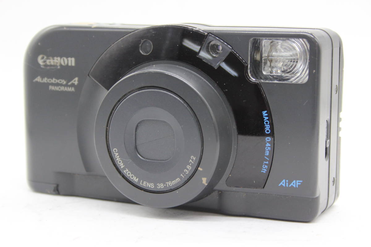 【返品保証】 キャノン Canon Autoboy A PANORAMA Ai AF 38-76mm F3.8-7.2 コンパクトカメラ s5675