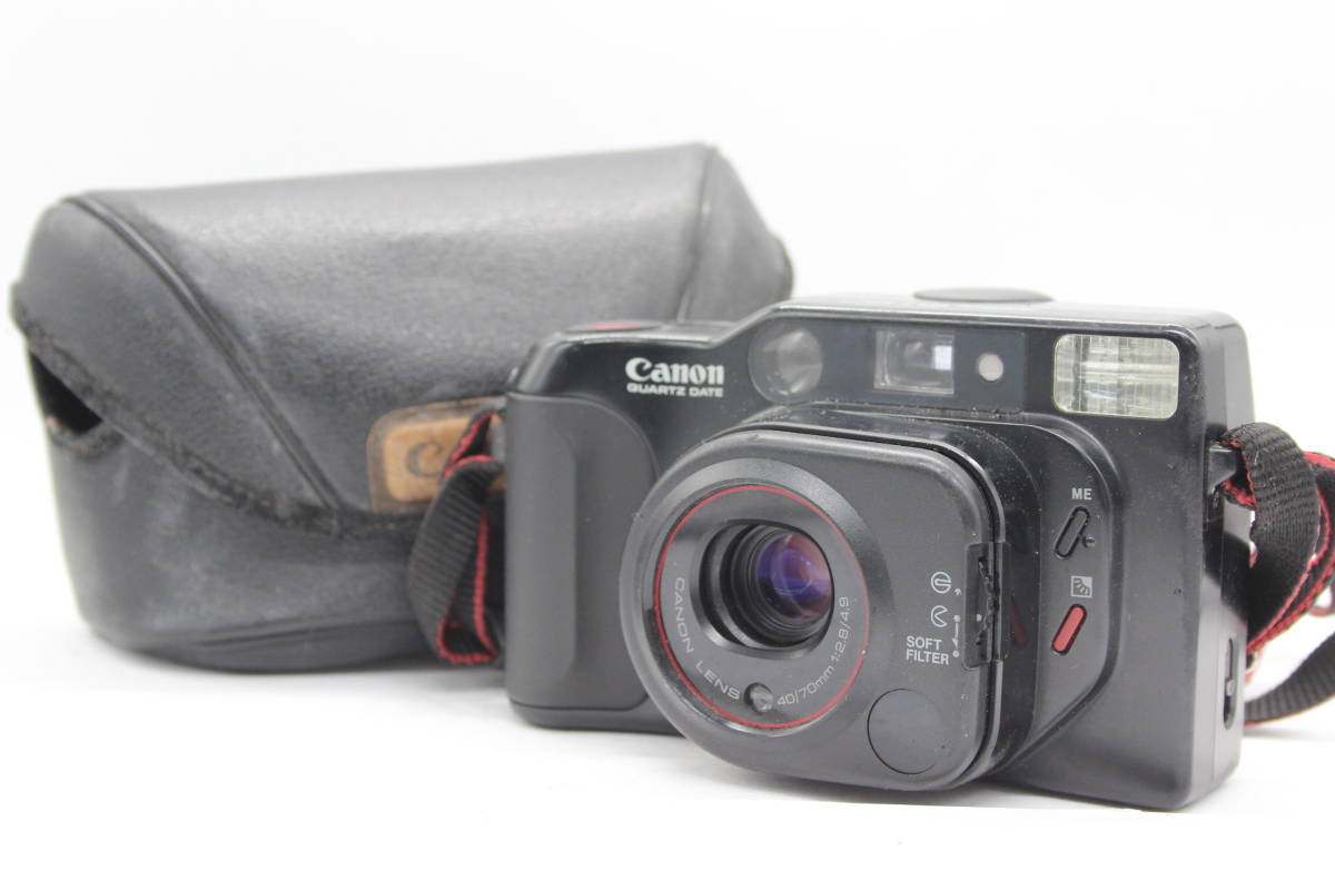 【返品保証】 キャノン Canon Autoboy TELE QUARTZ DATE 40-70mm F2.8-4.9 コンパクトカメラ s5690