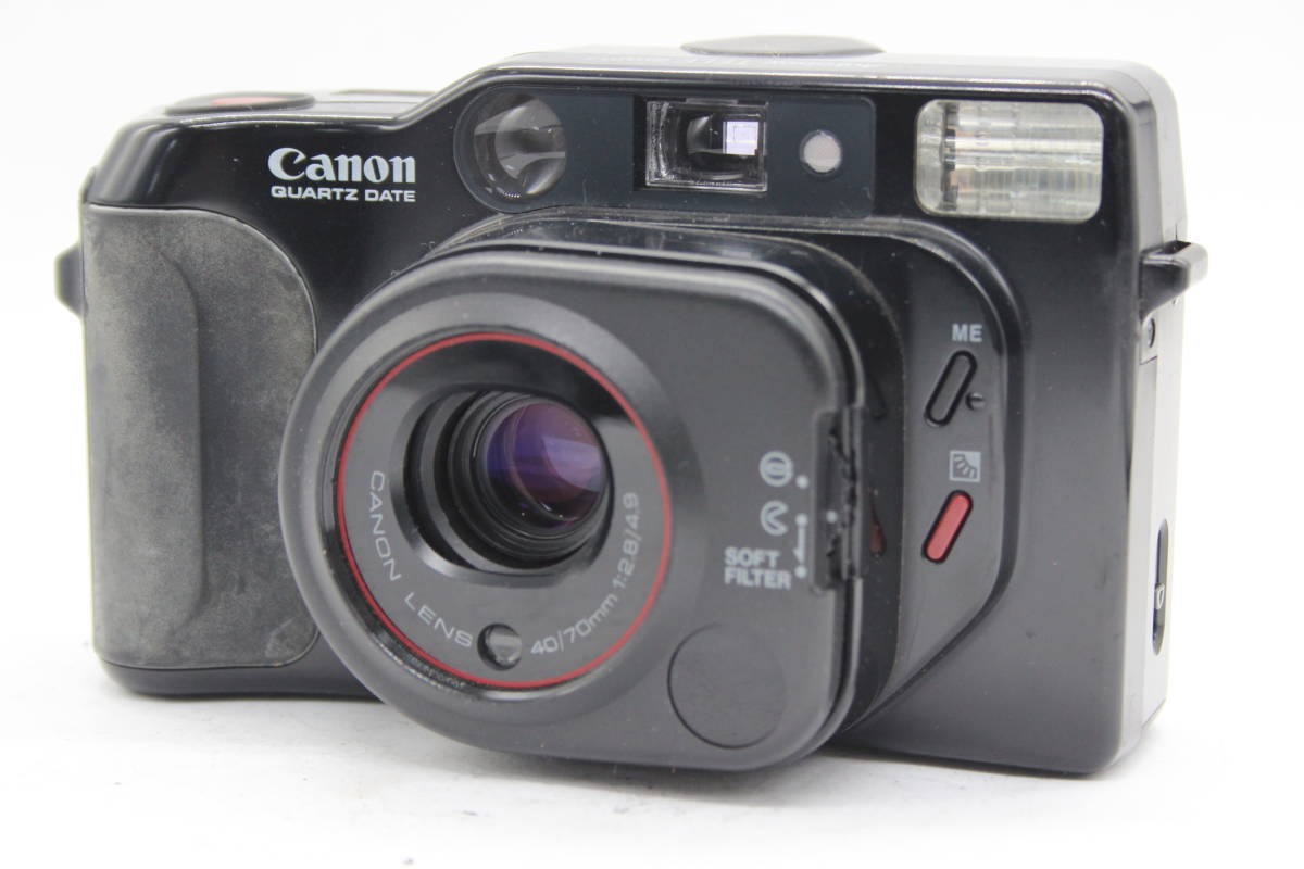 【返品保証】 キャノン Canon Autoboy TELE QUARTZ DATE 40-70mm F2.8-4.9 コンパクトカメラ s5693_画像1