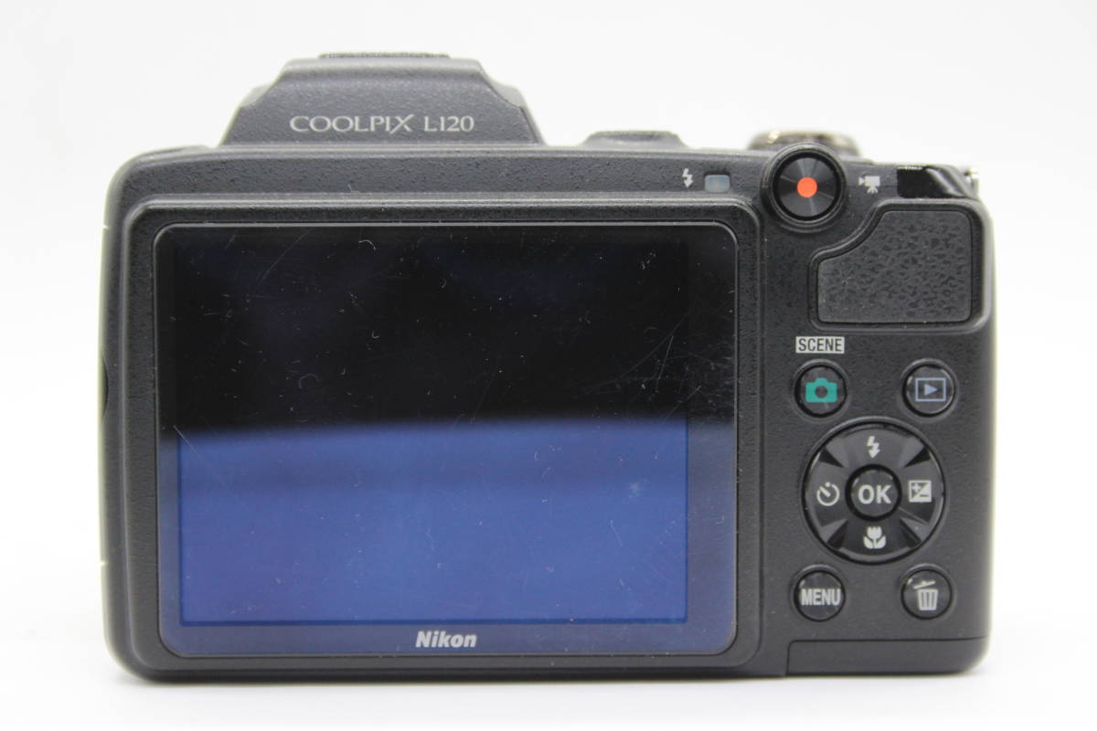 【返品保証】 【便利な単三電池で使用可】ニコン Nikon Coolpix L120 21x Wide コンパクトデジタルカメラ s5752の画像4