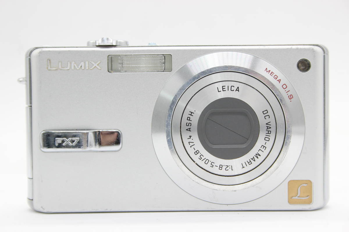 【返品保証】 パナソニック Panasonic LUMIX DMC-FX7 バッテリー付き コンパクトデジタルカメラ s5762_画像2