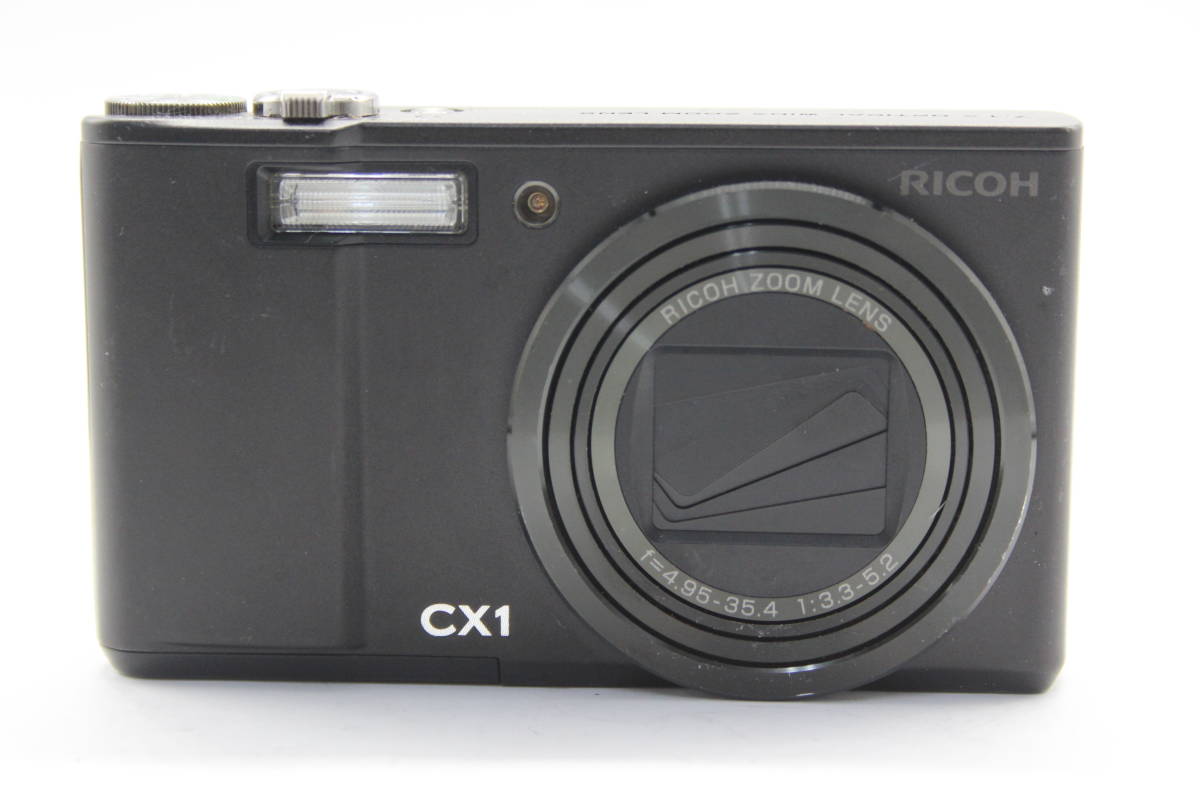 【返品保証】 リコー Ricoh CX1 ぬラック 7.1x バッテリー付き コンパクトデジタルカメラ s5992_画像2