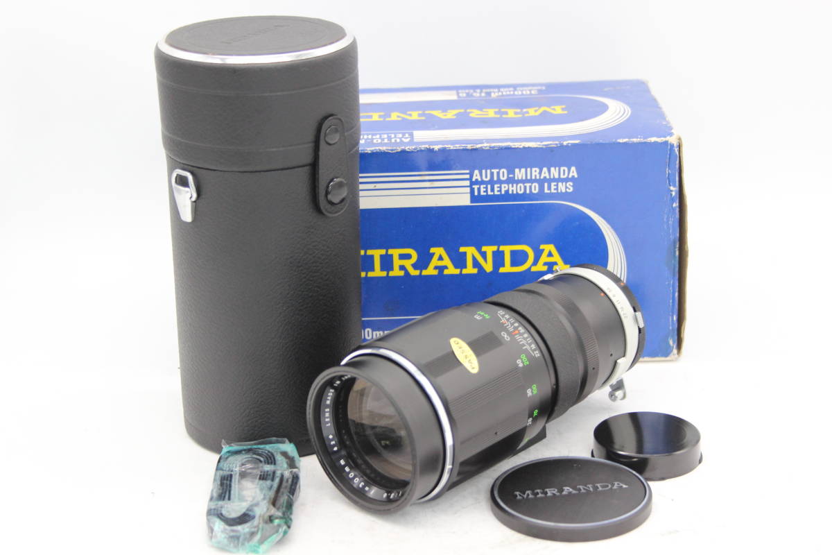 【返品保証】 【元箱付き】ミランダ MIRANDA AUTO 300mm F5.6 ケース付き レンズ s6016