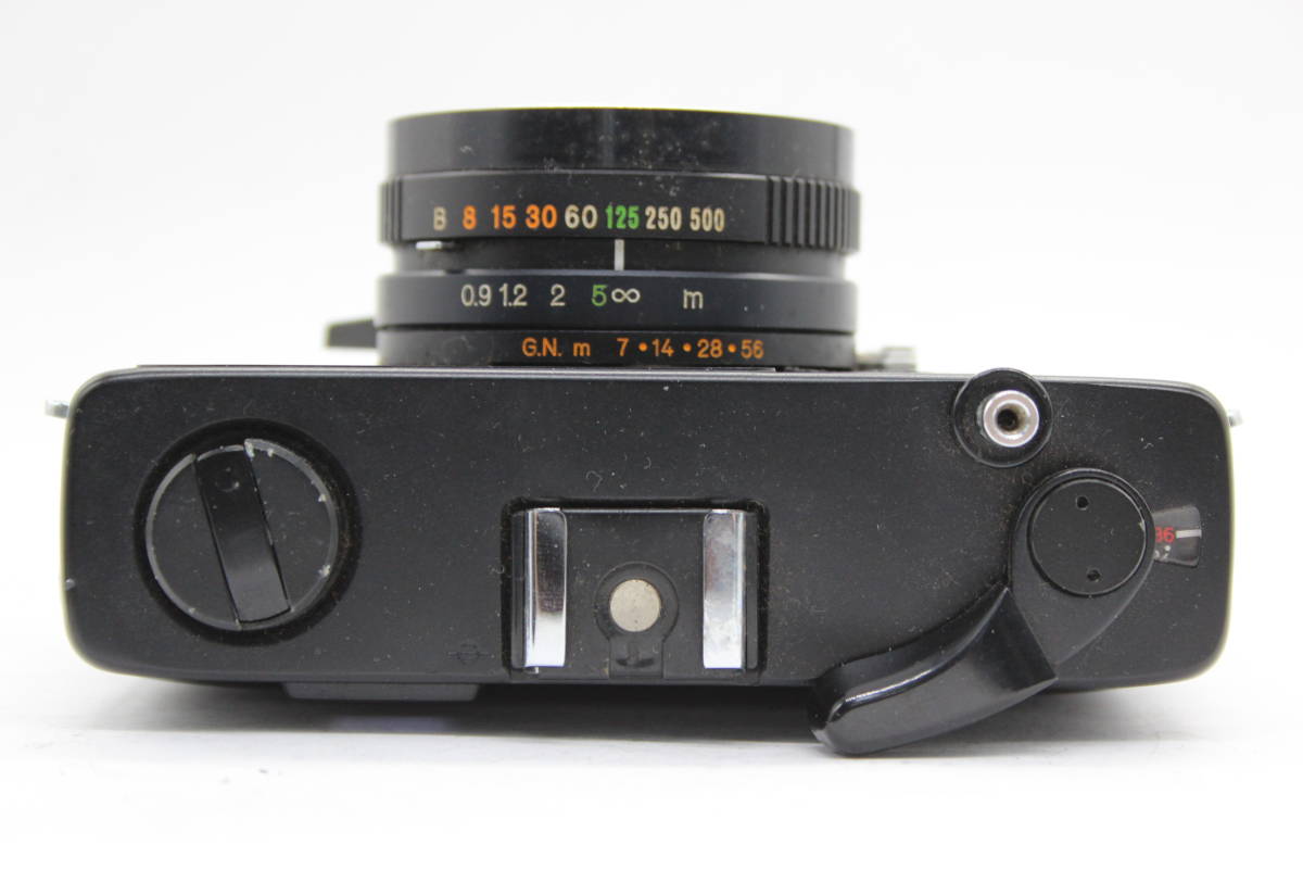 【訳あり品】 コニカ KONICA C35 FD ブラック 38mm F1.8 コンパクトカメラ s6043_画像6
