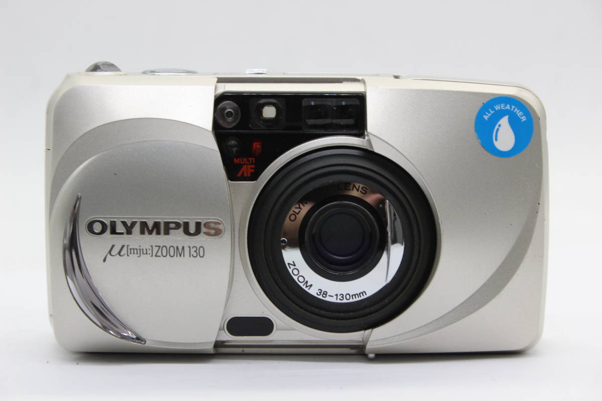 【返品保証】 オリンパス Olympus μ mju ZOOM 130 38-130mm ケース付き コンパクトカメラ s6336_画像2