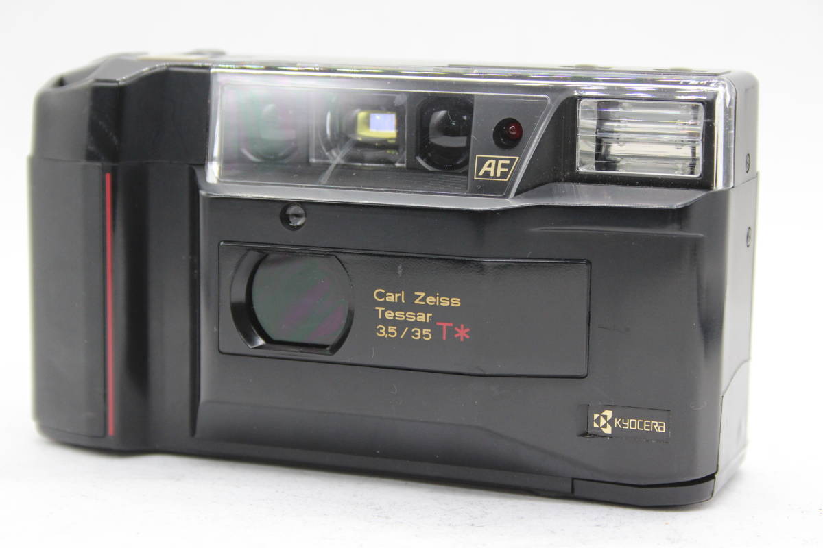 【返品保証】 京セラ Kyocera TD AF Carl Zeiss Tessar 35mm F3.5 T* コンパクトカメラ s6412